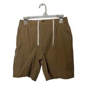 Wowie Shorts Mens Medium Beige Flow 2.0 Mod Performance Drawstring Unlined 7"